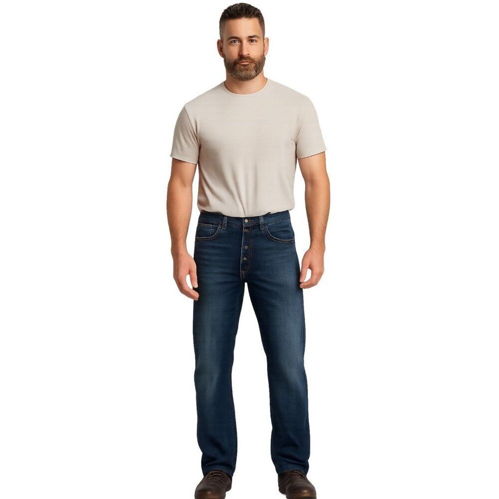 Lucky Brand Jeans 221 Original Straight Button Fly Denim 30 x 32 MEN'S MEN'S